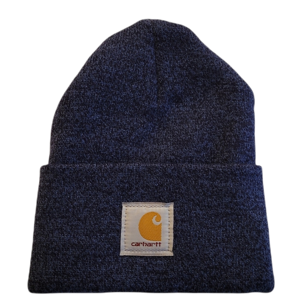 NWOT Carhartt Knit Cuffed Adult Beanie Acrylic A18 Watch Hat - Picture 2 of 11